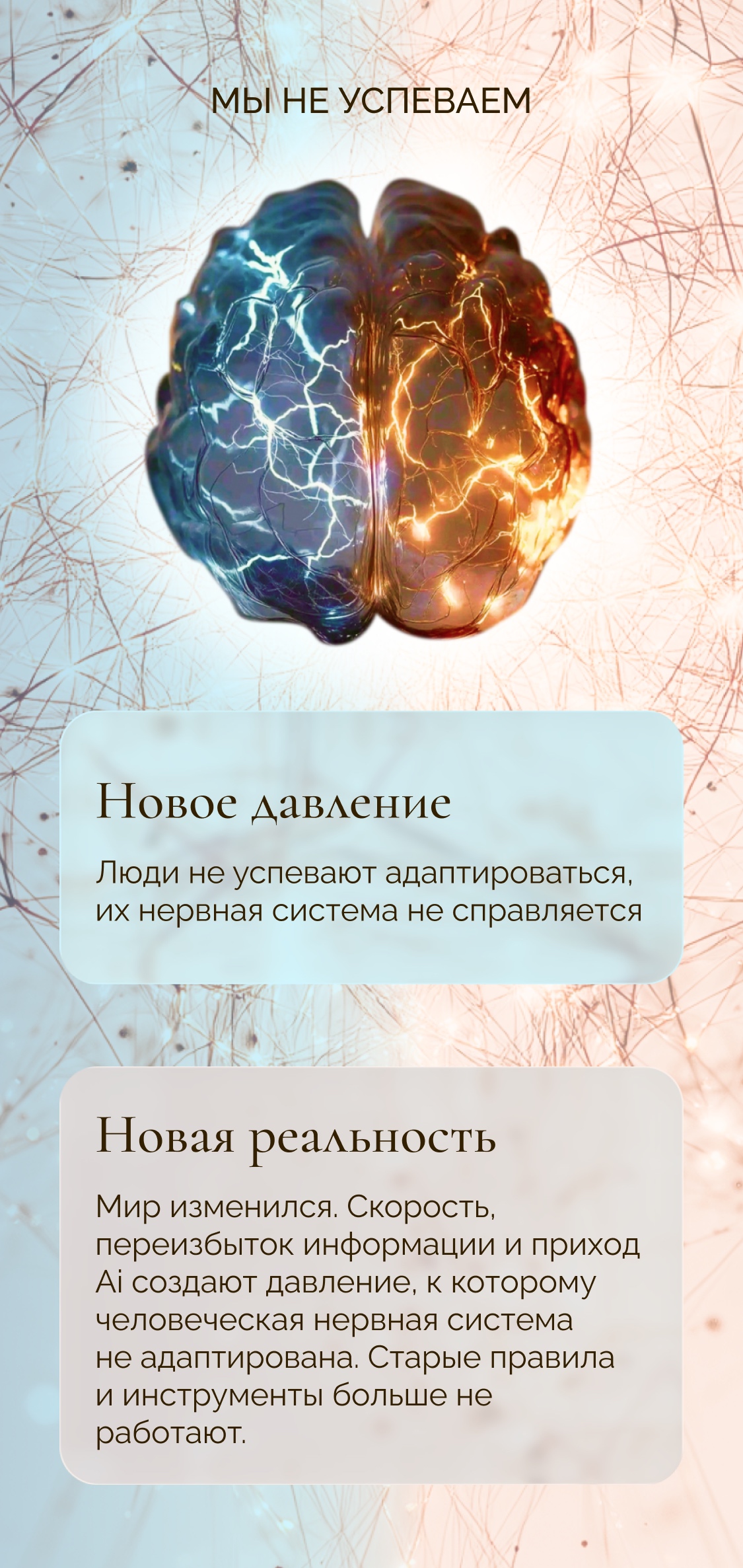 Мы не успеваем